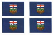 Alberta Flag Stickers - 50 per sheet