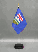Alberta  Miniature Desk Flag
