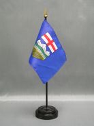Alberta  Miniature Desk Flag