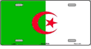 Algeria Flag License Plate