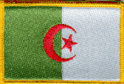 Algeria Flag Patch - Rectangle