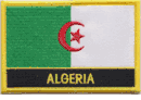 Algeria Flag Patch with Name