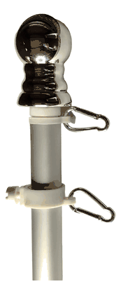 Aluminum Rotating Anti-Furl Poles - 6'