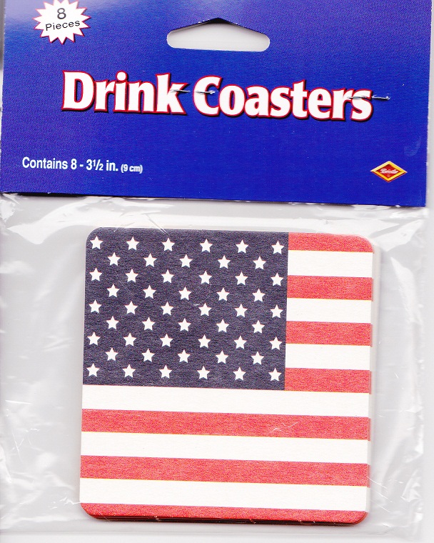 American Flag Drink Coasters Clearance Items