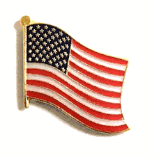American Flag Lapel Pins