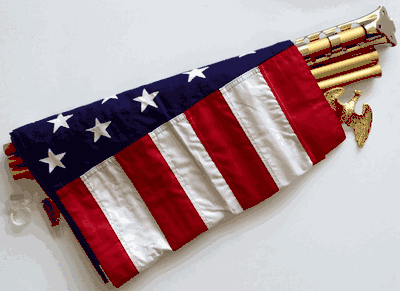 American Flag Set - Endura Cotton 3'x5' Flag With Pole & Bracket