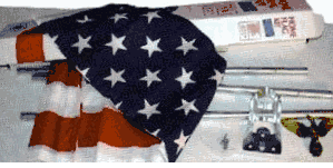 American Flag Set - Polyester 3'x5' Flag With Aluminum Pole Kit
