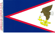 American Samoa Flag Decal Sticker - Medium