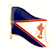 American Samoa Lapel Pins - Single