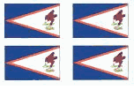 American Samoa Stickers - Sheet of 50