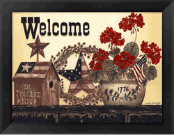 Americana Still Life - Framed Print