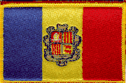 Andorra Flag Patch - Rectangle
