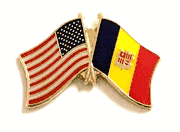 Andorra Lapel Pin - Double