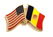 Andorra Lapel Pin - Double