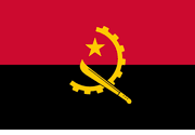 Angola Flag Nylon 3x5 