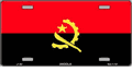 Angola License Plate