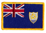 Anguilla Flag Patch - Rectangle