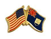 Anguilla Lapel Pin - Double
