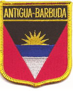 Antigua-Barbuda Flag Shield Patch