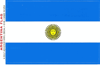 Argentina Flag Decals
