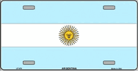 Argentina Flag License Plate