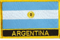 Argentina Flag Patch with Name