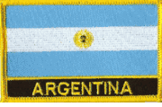 Argentina Flag Patch with Name