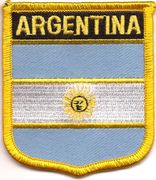 Argentina Flag Shield Patch