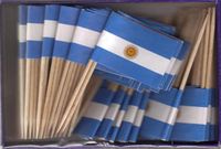 Argentina Flag Toothpicks 