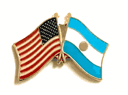Argentina Lapel Pin - Double