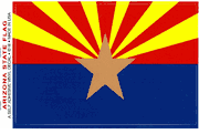 Arizona Flag Decal Stickers