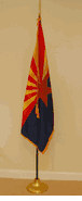 Arizona State Indoor Flag Set
