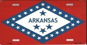 Arkansas Flag License Plate