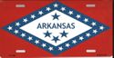 Arkansas Flag License Plate
