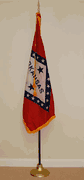 Arkansas State Indoor Flag Set