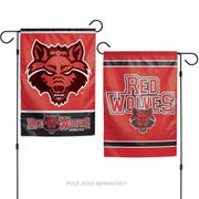 Arkansas State Red Wolves Garden Flag
