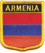 Armenia Flag Shield Patch