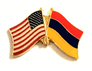 Armenia Lapel Pin - Double