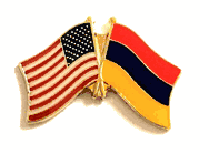 Armenia Lapel Pin - Double