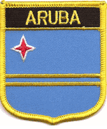 Aruba Flag Shield Patch