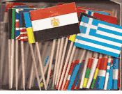 Assorted World Flag Toothpicks - 100 Flag Picks