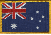 Australia Flag Patch - Rectangle