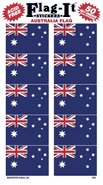 Australia Flag Stickers 50 Stickers per Package