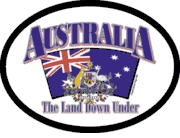 Australia Motto Flag It Oval Decal