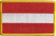 Austria Flag Patch - without eagle