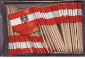 Austria Flag Toothpicks