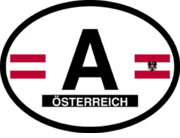 Austria Flag It Oval Decal