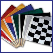 Auto Racing Flag Set With Poles - $119.00 OUT OF STOCK