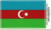 Azerbaijan Flag Decal Sticker