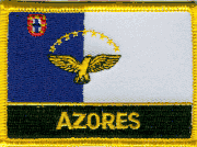 Azores Flag Patch with Name